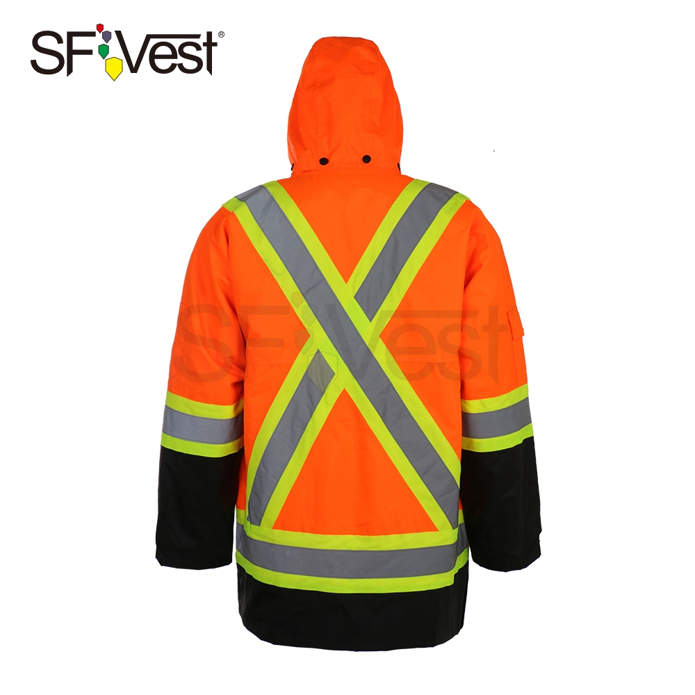 Safety Jacket Hi Viz Clothing Protective Gear with Reflective Tape