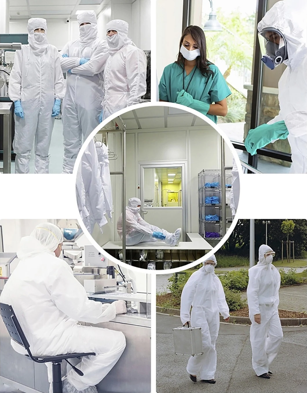 China Disposable Medical PPE Protective Clothing Surgical Nonwoven Coverall Suit for Hospital