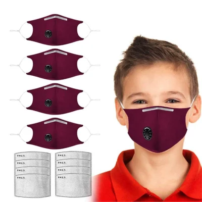 Cotton Mask Pm2.5 Anti-Smog Anti-Dust Printing Can Be Washed with Breathing Valve Cloth Mask