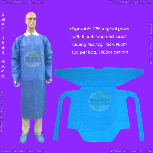 Disposable Water Proof Medical Isolation Gown Protective Gown
