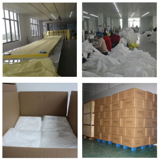 Disposable Coverall Non-Woven PP+PE Medical Protective Clothings CE OEM/ODM Available